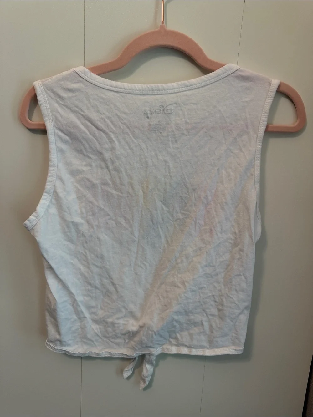 Disney White Tank Top with Rainbow STITCH Graphic